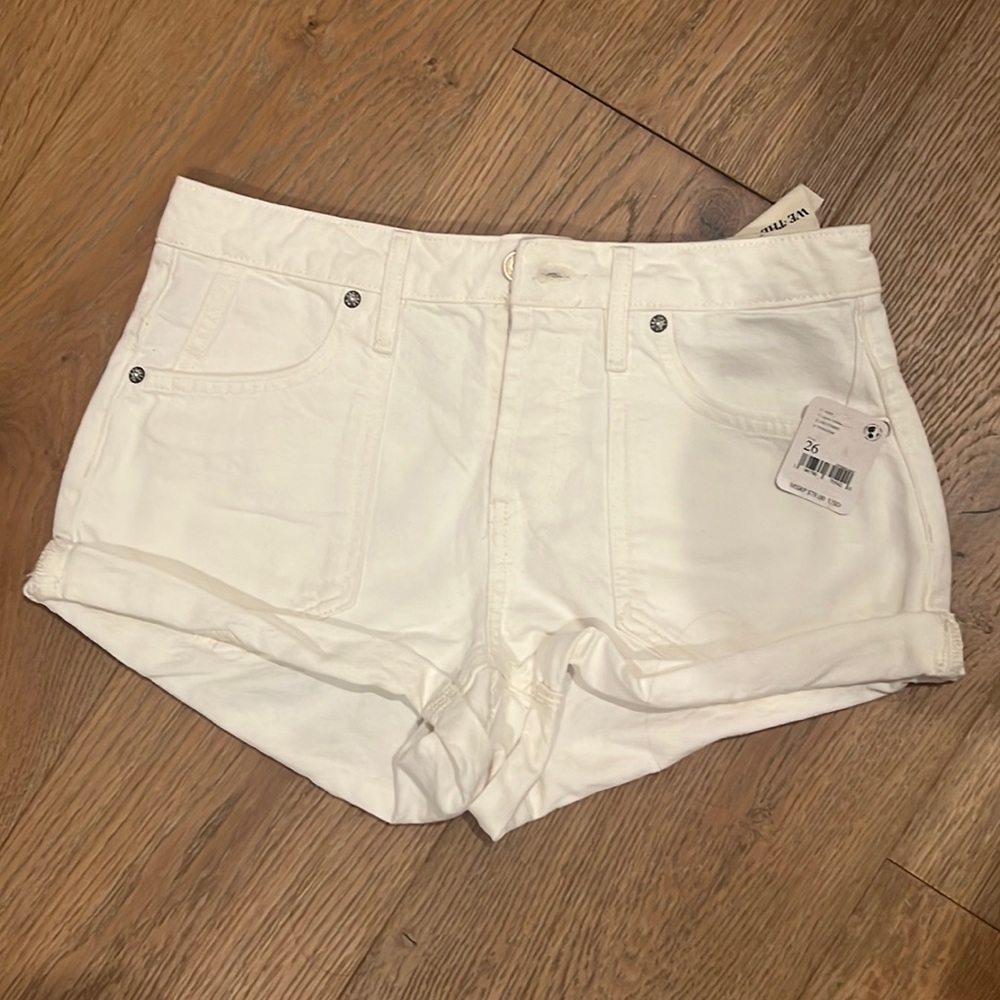 Free People We The Free Beginner’s Luck Low Rise Slouch Shorts